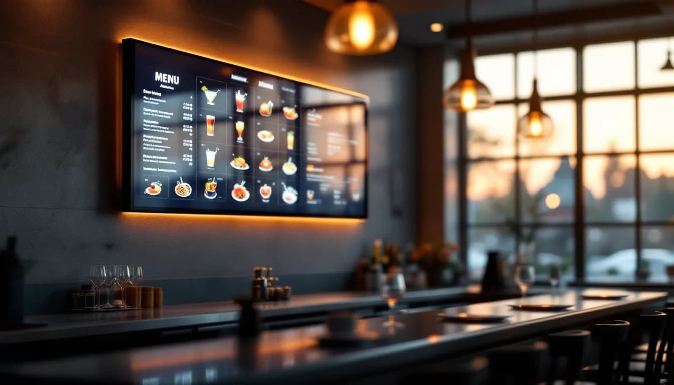 Digital Signage for Restaurants: Menus, Promotions and Screens
